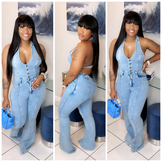 Myra Denim Jumpsuit