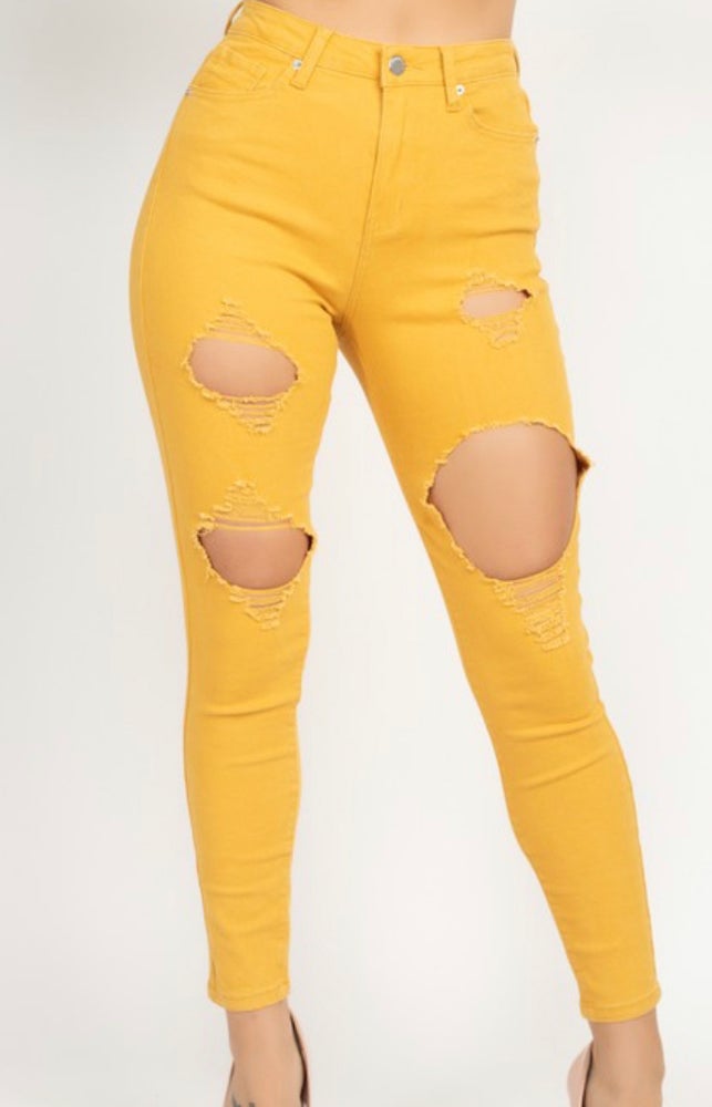 Poppin jeans Mustard